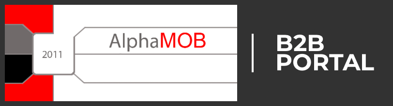 alphamob b2b button